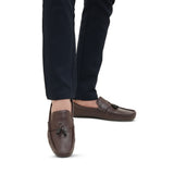 Dark Brown Tassel Loafer LS01