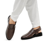 Brown Peshawari Chappal DA06