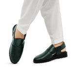 Regal Olive Green Peshawari Chappal DA05