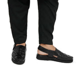 Black Cut Peshawari Chappal DZ55