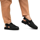 Elegant Black Peshawari Sandal DZ60