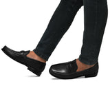 Classic Black Mild Embossed Shoe FZ52