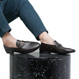 Brown V Buckle Folding Shoe PA66