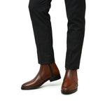 Brown Zip Chelsea Boots PD05