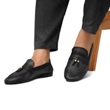 Black Tassel Slip-On Shoe PA74