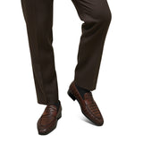 Brown Woven Shoe FA04