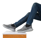Sleek Grey Slip-On Athletic Shoe RS08