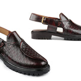 Croc Slingback Peshawari Chappal DAZ6