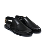 Black Patten Peshawari Chappal DZ01