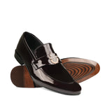 Glossy Burgundy Patent Shoes FZ37