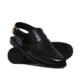 Black Patten Peshawari Chappal DZ01
