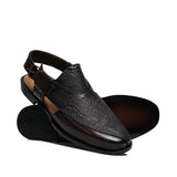 Brown Leather Sandal GT24