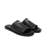 Black Woven Slipper SA71