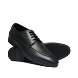 Black Lace Leather Shoe PJ02