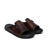 Brown Leather Slipper GT11