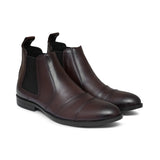 Brown 2-Tone Chelsea Boots PD03