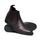 Maroon 2-Tone Chelsea Boots PD03