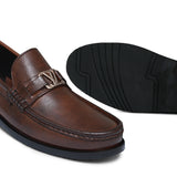 Classic Brown Mild Embossed Shoe FZ59