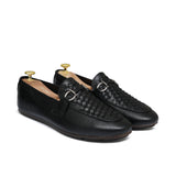 Black Folding Woven Shoe  PA05