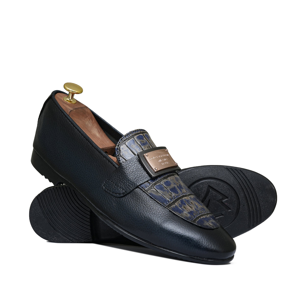 Blue Croc Folding Shoe PA63