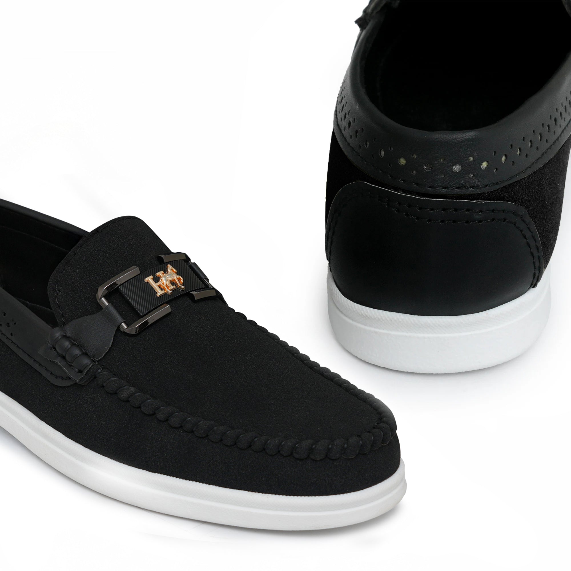 Black Suede Shoe La10