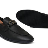 Black Folding Shoe with V Buckle PA57