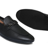 Black V Buckle Folding Shoe PA65