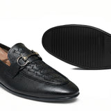 Black Folding Woven Shoe  PA08