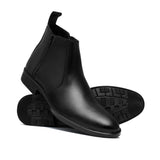 Black Zip Chelsea Boots PD04