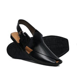 Black Leather Sandal GT23