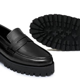 High Sole Black Shoe FU04
