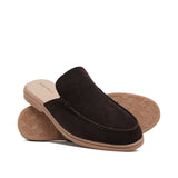 Choco Brown Suede Mule MU07