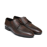 Brown Lace Leather Shoe PJ03