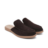 Choco Brown Suede Mule MU07