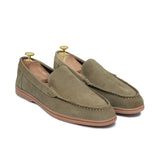 Olive Green Suede Shoe LU17