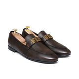 Brown Leather Elegant Shoe PJ07