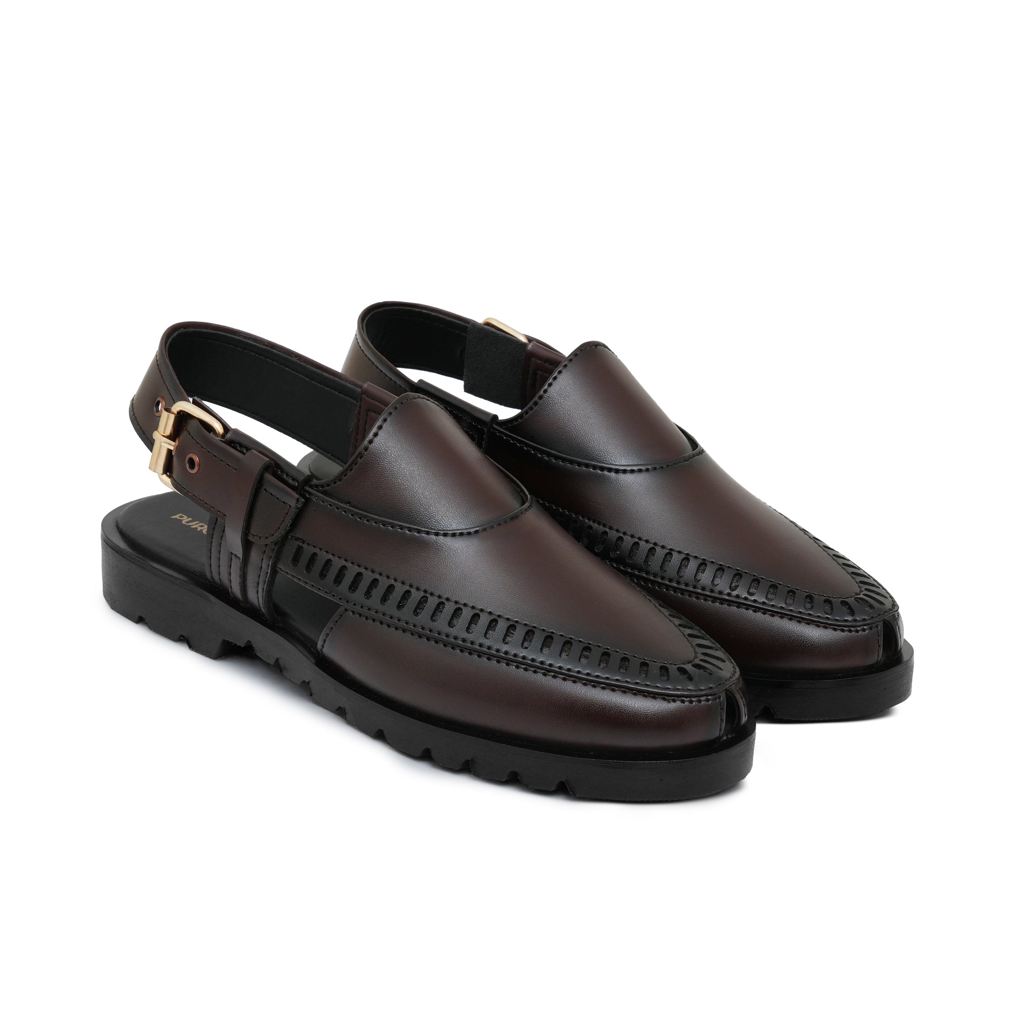 Brown Elegant Peshawari DZ59