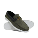 Green Suede Shoe La08