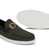 Green Suede Shoe La08