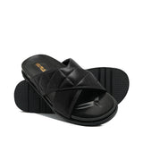 Black Cross Slipper SA154