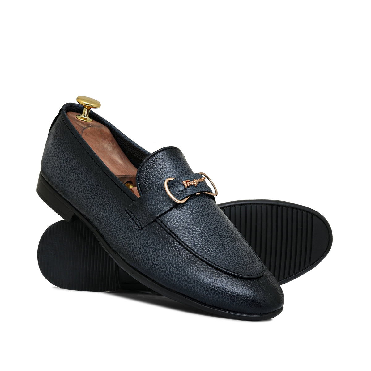 Luxury Grey 2-Tone Shoe PA47