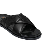 Black Cross Slipper SA154