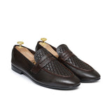 Brown Woven Folding Shoe PA21