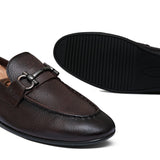 Brown Folding Shoe with Elegant Buckle PA55