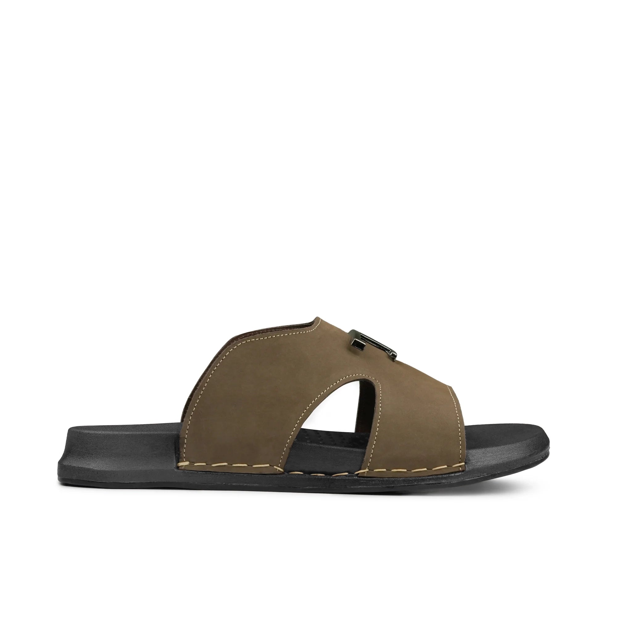 Olive Green Nubuck Slipper SB01