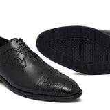 Croc Leather Lace Shoe Pz12