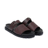 Brown Croc Slipper SA127