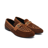 Brown Woven Shoe PA09