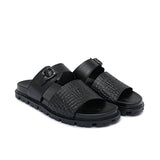 Black Croc Slipper SA128