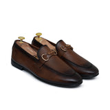 Bronze Folding Shoe with Elegant Buckle PA53